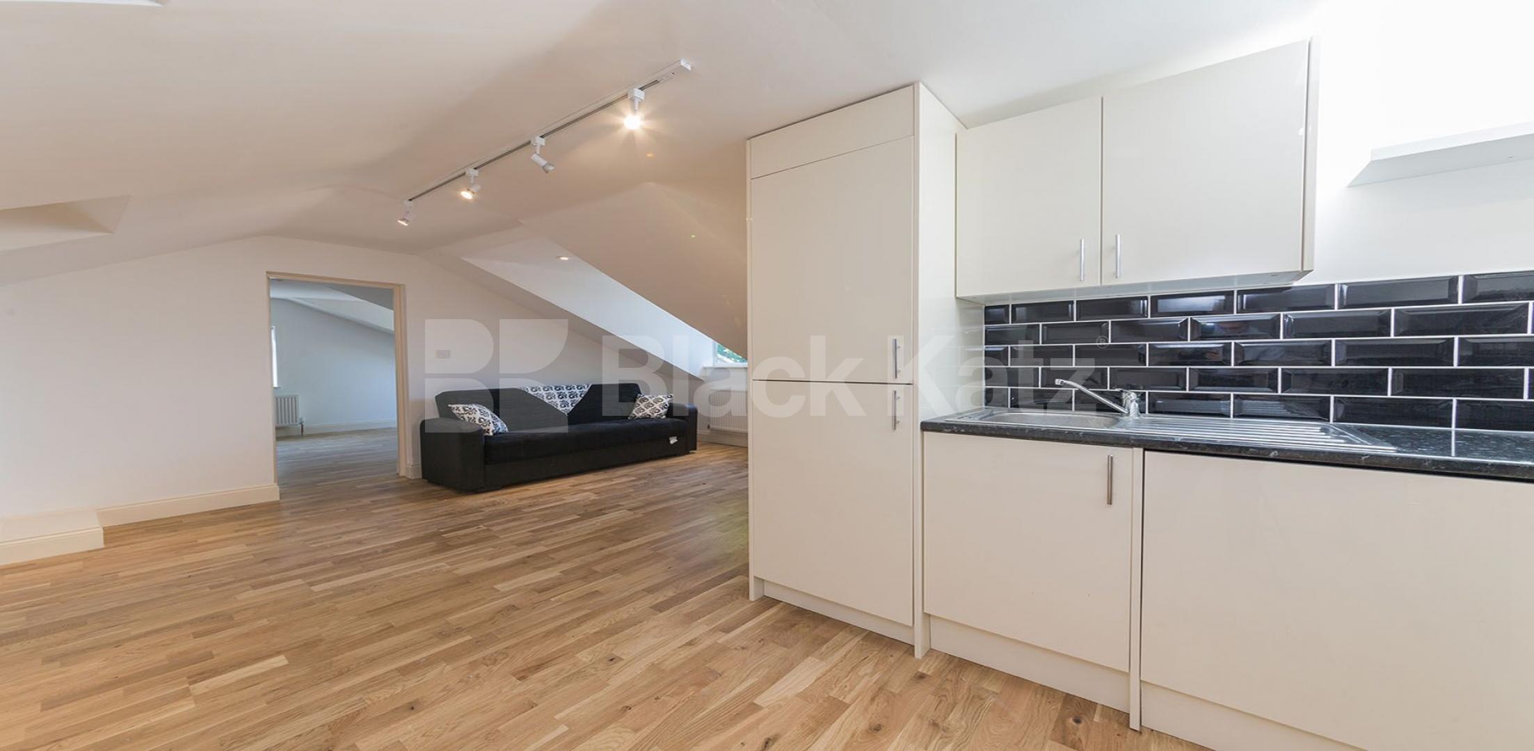 			New Instruction! Private roof terrace!, 2 Bedroom, 1 bath, 1 reception Flat			 Wetherill Road , Muswell Hill